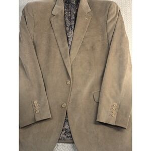 Ralph Lauren Dillard's Corduroy‎ Blazer Sport Coat Jacket Paisley Lined Menswear